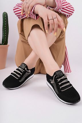 کفش کژوال مشکی زنانه تریکو pasyone - کد 925042390