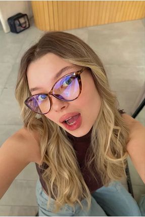 عینک محافظ نور آبی رنگی زنانه 50 BAPPİR - کد 897989592