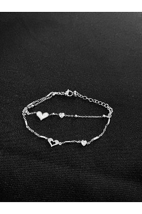 دستبند استیل (فولاد) متالیک زنانه استیل (فولاد) barry accessory - کد 925054193