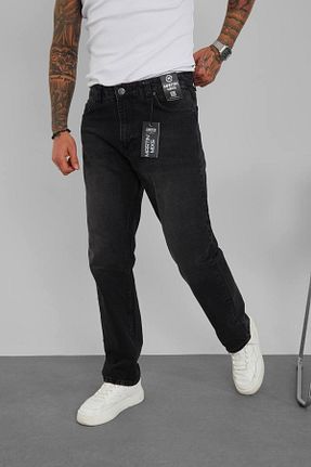 شلوار جین مشکی مردانه پاچه پهن Twear - کد 925578106