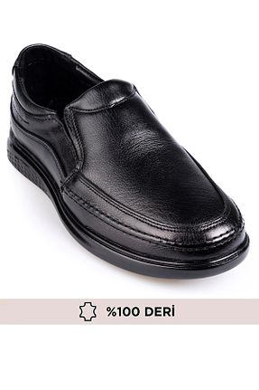 کفش کلاسیک مشکی مردانه چرم خالص maximoda - کد 925078838