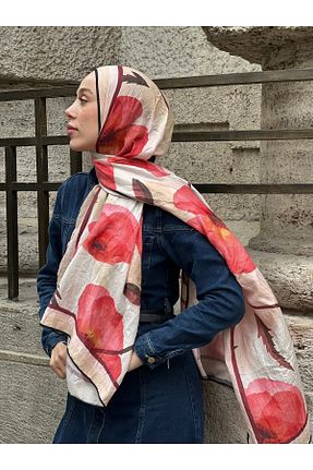 شال صورتی زنانه Modakaşmir - کد 925079506
