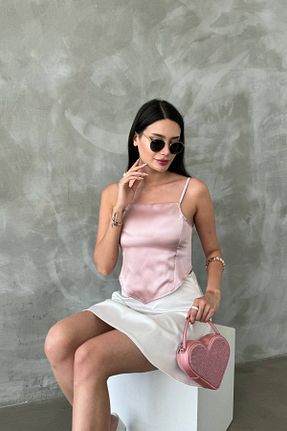 بلوز صورتی زنانه ساده oshebu - کد 925079748