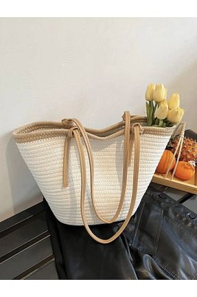کیف ساحلی سفید زنانه Katusa - کد 736921288