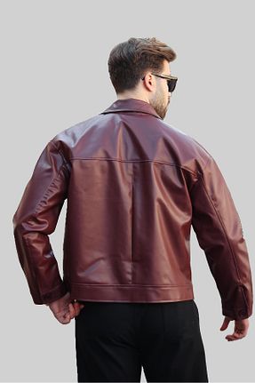 کاپشن زرشکی مردانه اورسایز KOCCI - کد 905026041