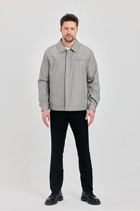 کاپشن طوسی مردانه رگولار TREND KOMBİN - کد 925087283