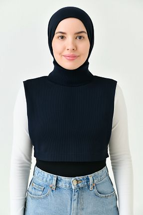 بادی حجاب سرمه ای زنانه پنبه ای mirach - کد 831849113