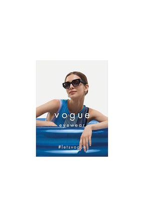 عینک آفتابی مشکی زنانه 52 Vogue - کد 925088680