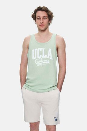 تیشرت طوسی مردانه اورسایز Ucla - کد 925105750