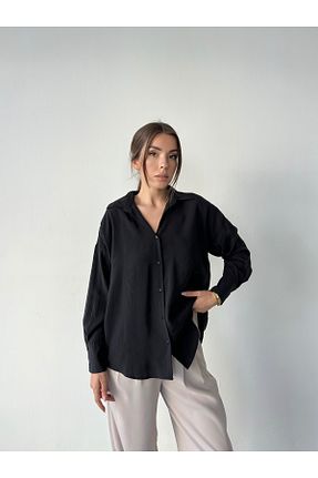 پیراهن مشکی زنانه اورسایز Somut istanbul - کد 925103822