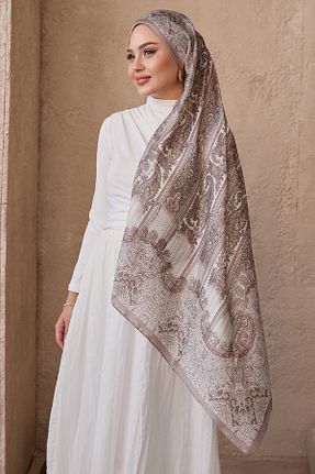 شال قهوه ای زنانه diorel - کد 925092658