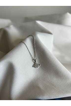 گردنبند نقره طوسی زنانه 925 عیار PETITE - کد 925123355
