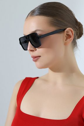 عینک آفتابی مشکی زنانه 53 Lozzo - کد 925131103