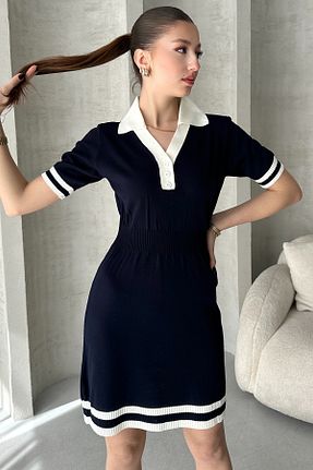لباس سرمه ای زنانه تریکو EYYE - کد 925125388