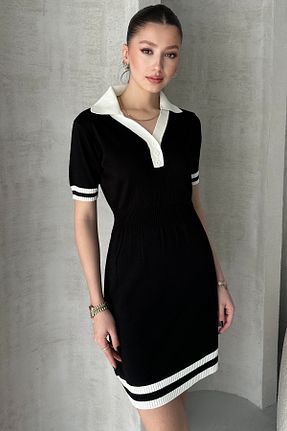 لباس مشکی زنانه تریکو EYYE - کد 925125176