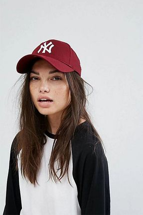 کلاه زرشکی زنانه پنبه ای awix - کد 925738016