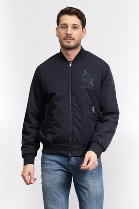 کاپشن سرمه ای مردانه پلی استر Armani Exchange - کد 873710423