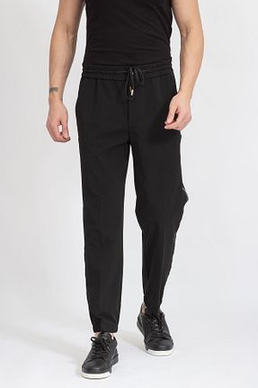 شلوار کرمگن مشکی مردانه ویسکون VERSACE JEANS COUTURE - کد 737208492