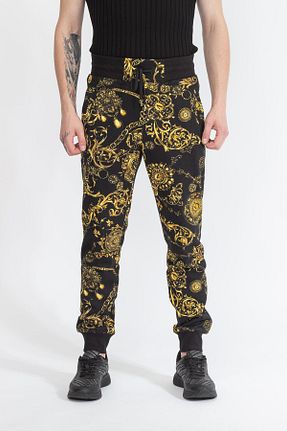 شلوار کرمگن مشکی مردانه پاچه تنگ VERSACE JEANS COUTURE - کد 148388748