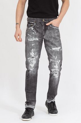 شلوار مشکی مردانه پنبه ای VERSACE JEANS COUTURE - کد 713375573