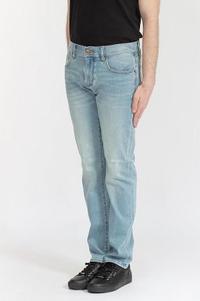 شلوار جین آبی مردانه پاچه لوله تفنگی Armani Exchange - کد 375588485