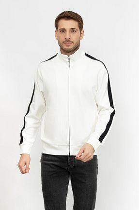 سوئیشرت سفید مردانه ساده Emporio Armani - کد 864937421