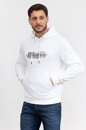 سوئیشرت سفید مردانه ساده Calvin Klein - کد 658605802
