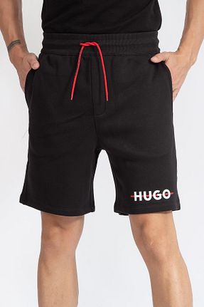 شلوارک و برمودا مشکی مردانه Relaxed HUGO - کد 333967315