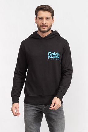 سوئیشرت مشکی مردانه ساده Calvin Klein - کد 738104706