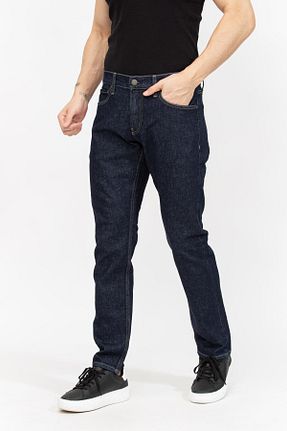 شلوار جین سرمه ای مردانه پاچه تنگ Calvin Klein - کد 863507871