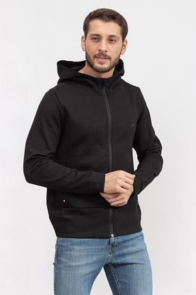 سوئیشرت مشکی مردانه ساده Tommy Hilfiger - کد 650569485