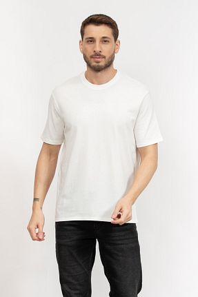 تیشرت سفید مردانه یقه دوچرخه Armani Exchange - کد 891440989
