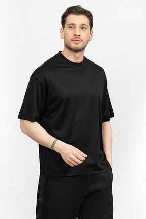 تیشرت مشکی مردانه رگولار Emporio Armani - کد 877625739