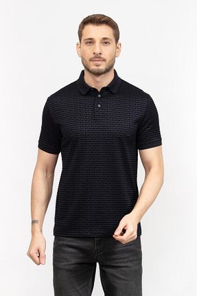 پولوشرت سرمه ای مردانه پنبه ای Emporio Armani - کد 864937295