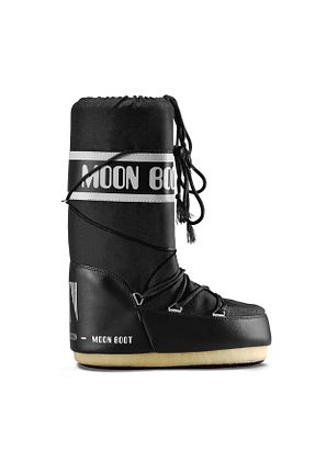 بوت برفی مشکی زنانه چرم خالص Moon Boot - کد 865461172