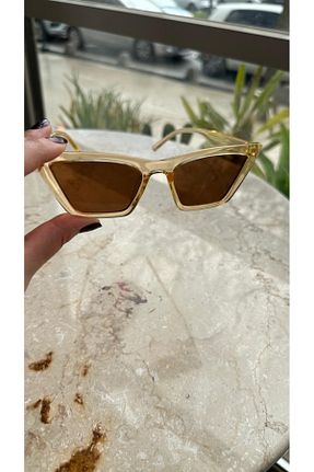 عینک آفتابی قهوه ای زنانه UV400 Selebre Aksesuar - کد 925227598
