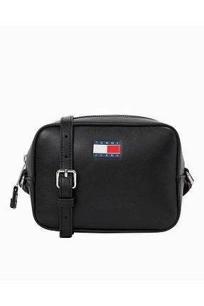 کیف دوشی مشکی زنانه چرم مصنوعی Tommy Hilfiger - کد 883229804