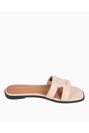 دمپائی صورتی زنانه پاشنه تخت Tommy Hilfiger - کد 906118218