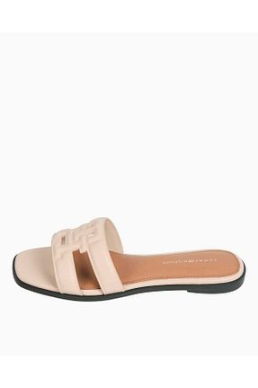 دمپائی صورتی زنانه پاشنه تخت Tommy Hilfiger - کد 906118218