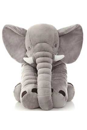 اسباب بازی مخملی طوسی بچه گانه 65 cm Pandamkee - کد 211198957