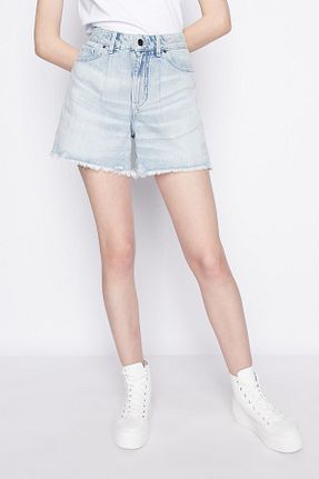 شلوارک و برمودا آبی زنانه رگولار Armani Exchange - کد 874407732