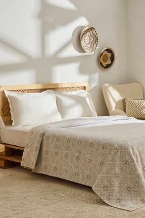 پیکه و ست پیکه دونفره طوسی پنبه ای Kaşmir Home - کد 925243520