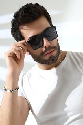 عینک آفتابی مشکی مردانه 68 Lozzo - کد 925282751