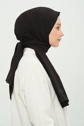 شال مشکی زنانه پنبه پلی استر Madame Polo - کد 925282572
