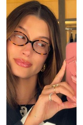 عینک محافظ نور آبی قهوه ای زنانه 55 The Fine Store - کد 925286740