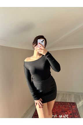 بلوز مشکی زنانه ساده The Yin Mama - کد 920535369