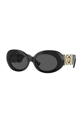 عینک آفتابی مشکی زنانه UV400 Versace - کد 364617782