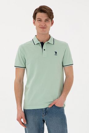 پولوشرت سبز مردانه پنبه ای U.S. Polo Assn. - کد 925282836