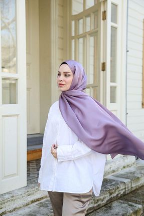 شال بنفش زنانه Hint İpek - کد 925325492