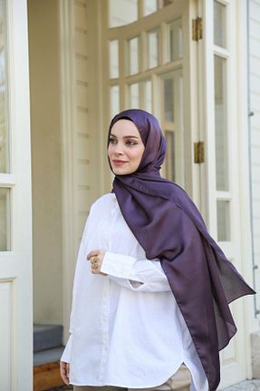 شال بنفش زنانه Hint İpek - کد 925324662